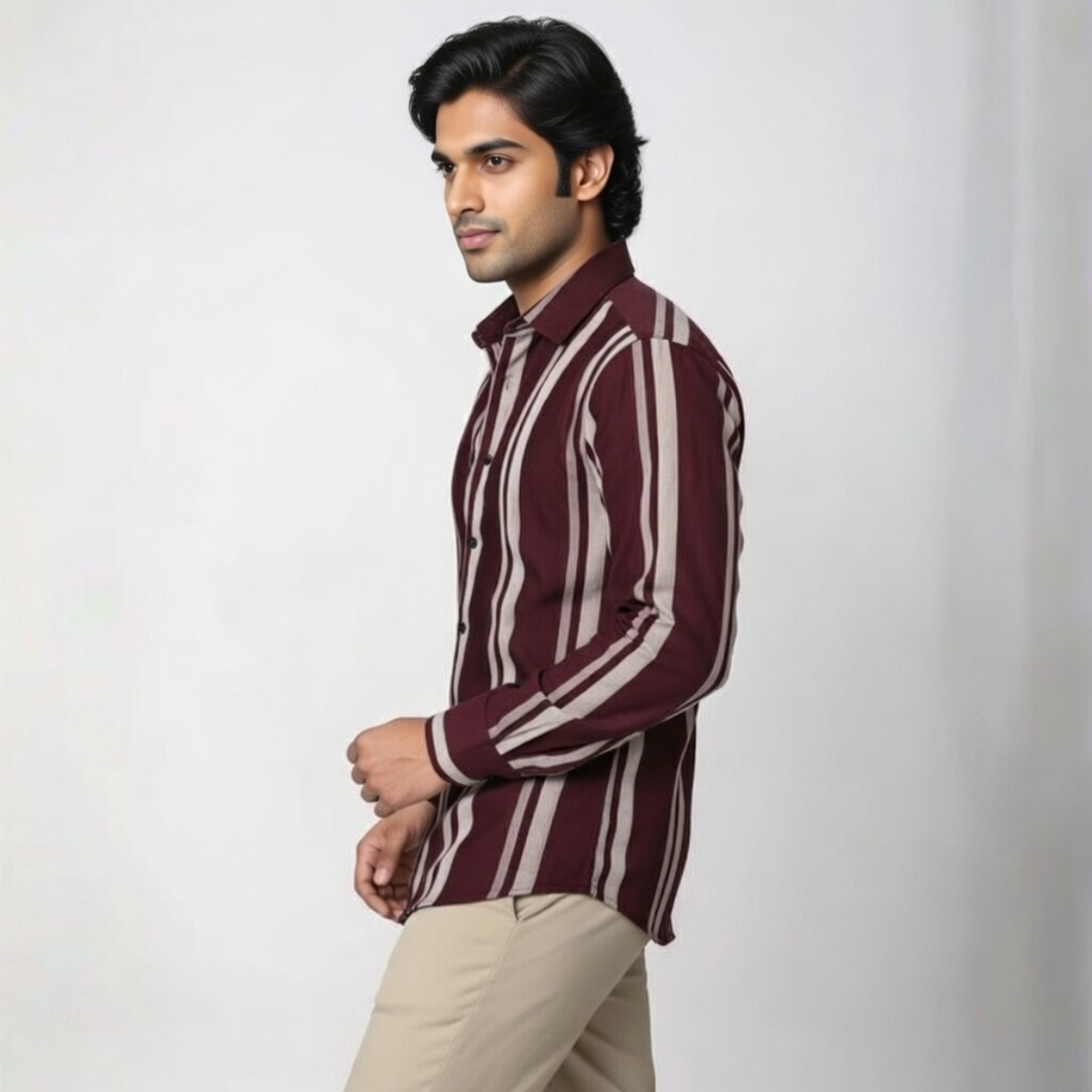 Men's Striped Shirt (MSS-11)