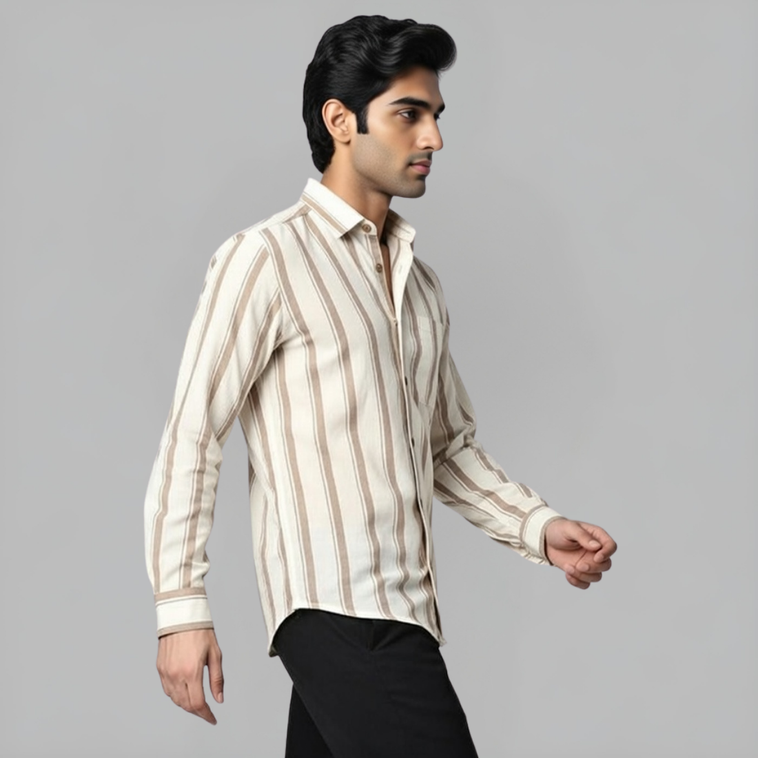Men's Striped Shirt (MSS-12)